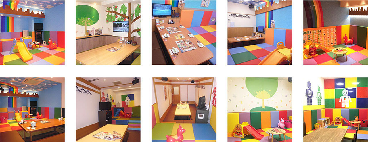 遊具、カラオケ、滑り台、おもちゃ