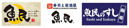 魚民・寿司と居酒屋魚民・魚民のすしロゴ